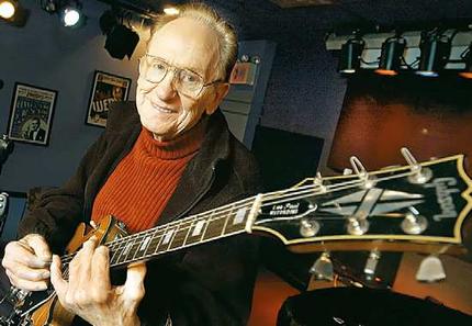 Guitar Legend-Inventor Les Paul Dies at Age 94