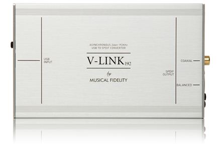 Musical Fidelity V-Link 192 USB to S/PDIF Converter